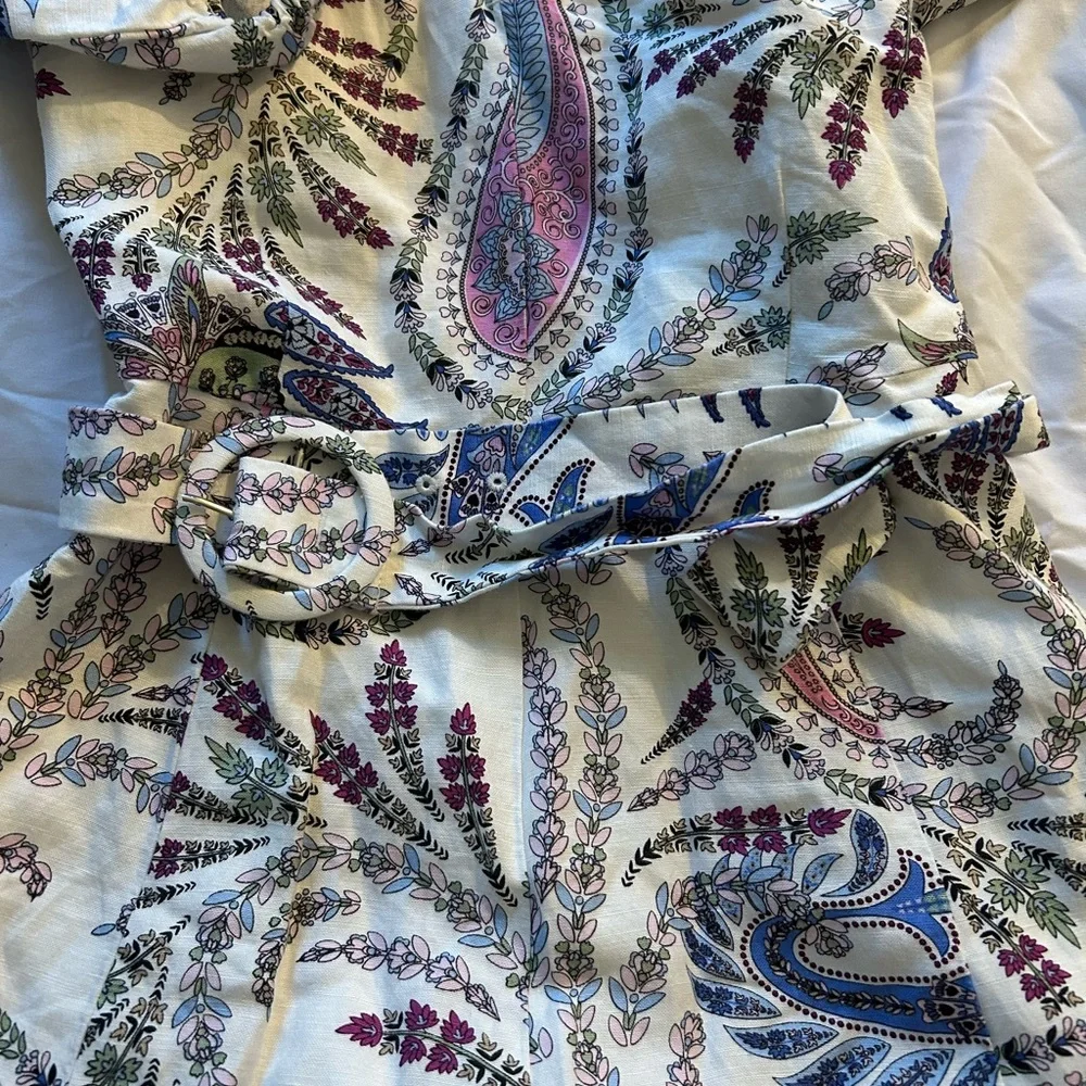 LOFT Linen blend dress - Picture 2 of 4